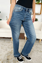 Load image into Gallery viewer, Judy Blue Full Size Mid Rise Release Hem Jeans
