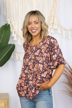 Load image into Gallery viewer, Floral Bliss Ruffle Sleeve
