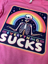 Load image into Gallery viewer, Everything Sucks graphic tee
