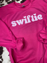 Load image into Gallery viewer, Swiftie hot pink sweatshirt or tee
