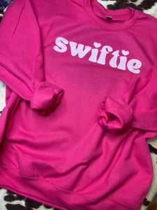 Swiftie hot pink sweatshirt or tee