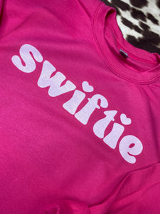 Swiftie hot pink sweatshirt or tee