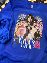 Load image into Gallery viewer, Taylor tour graphic tee or sweatshirt
