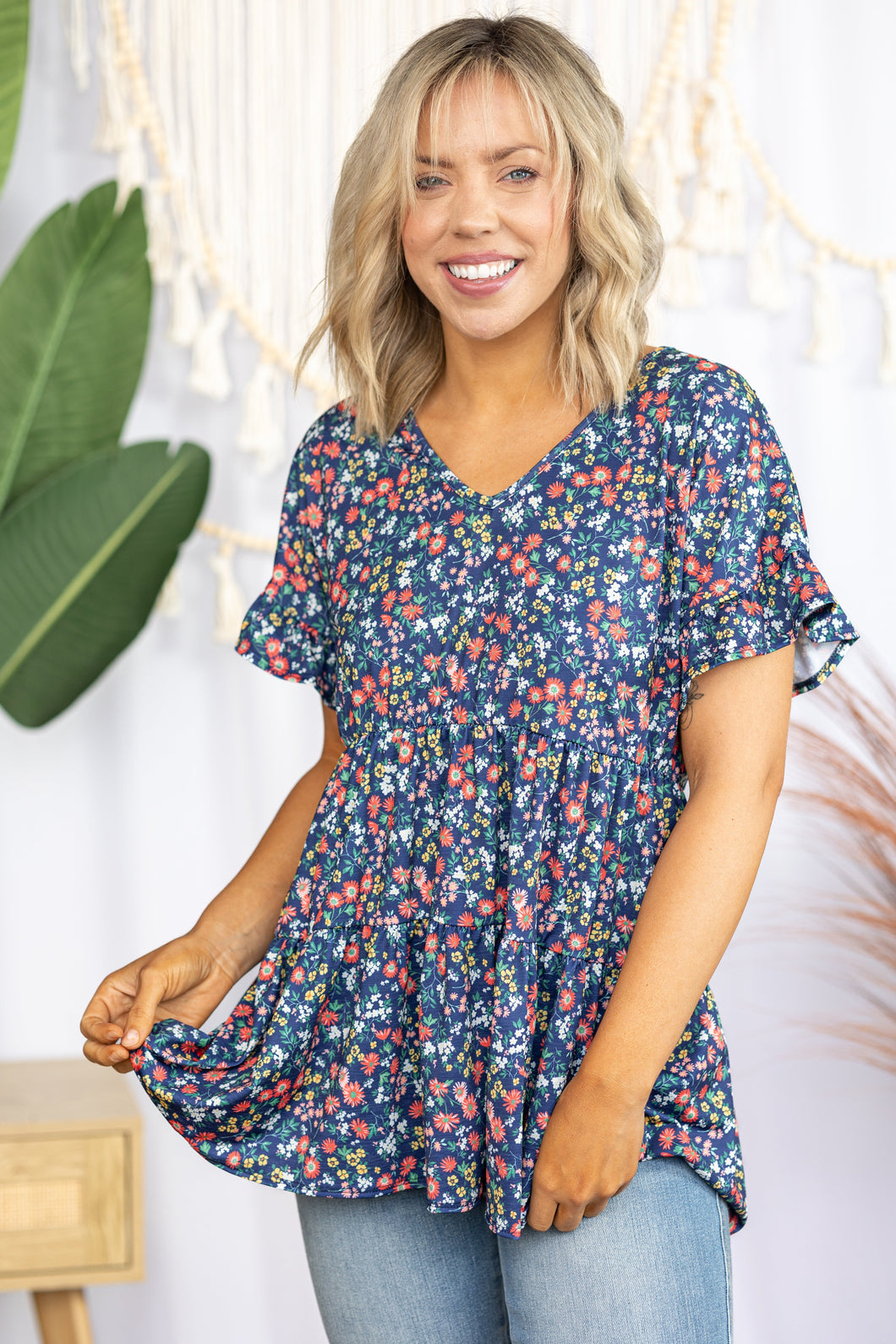 Summer Blooms - Tiered Top