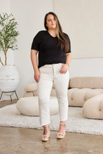 Load image into Gallery viewer, RFM Mini Mia Full Size Tummy Control High Waist Raw Hem Jeans

