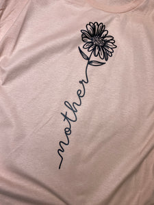 Mother flower graphic tee