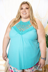 Wildest Dreams - Turquoise Sleeveless Top