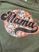 Load image into Gallery viewer, MAMA floral circle graphic tee
