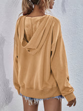 Load image into Gallery viewer, Dropped Shoulder Slit Hoodie  ** 5-10 BUSINESS DAY SHIPPING!**
