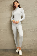 Load image into Gallery viewer, Zenana Friend in Me Full Size Mock Neck Top and Leggings Set
