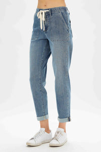 Judy Blue High Waist Pull On Jogger Jeans