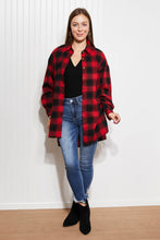 Load image into Gallery viewer, GeeGee Happy Harvest Plaid Button Up Tunic
