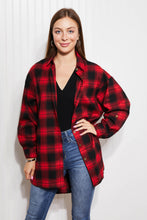 Load image into Gallery viewer, GeeGee Happy Harvest Plaid Button Up Tunic
