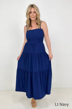 Load image into Gallery viewer, Zenana Smocked Tiered Maxi Dress
