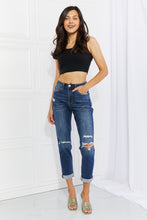 Load image into Gallery viewer, VERVET Full Size Distressed Cropped Jeans with Pockets
