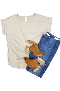 Peep toe chunky heel sandals in toffee- FINAL SALE!