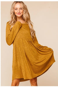 Whimsical wishes dress in butterscotch