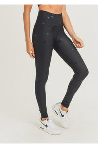 PLUS Foil Star Leggings-- FINAL SALE!