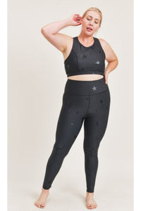 PLUS Foil Star Leggings-- FINAL SALE!