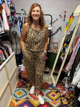 Load image into Gallery viewer, Cheetah print super stretch romper- FINAL SALE
