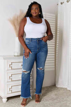 Load image into Gallery viewer, Judy Blue Full Size Distressed Raw Hem Jeans
