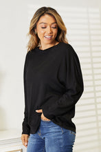 Load image into Gallery viewer, Double Take Seam Detail Round Neck Long Sleeve Top
