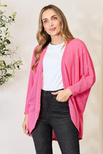 Load image into Gallery viewer, Heimish Full Size Open Front Long Sleeve Cardigan
