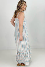 Load image into Gallery viewer, Cozy Co Sleeveless Striped Maxi Dress with Side Seam Pockets
