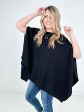 Load image into Gallery viewer, Batwing Sleeve Knit Sweater With Kangaroo Pocket
