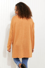 Load image into Gallery viewer, Zenana This Weekend Full Size Melange Jacquard High-Low Sweater
