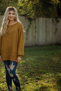 Sweet as pie top in butterscotch