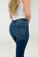 Load image into Gallery viewer, Judy Blue High Waist Cool Denim Sustainable Cuff Boyfriend Jeans
