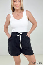 Load image into Gallery viewer, Zenana &quot;April&quot; Gauze Drawstring Waist Shorts
