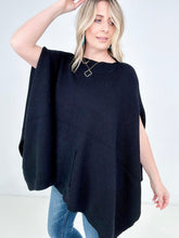 Load image into Gallery viewer, Batwing Sleeve Knit Sweater With Kangaroo Pocket
