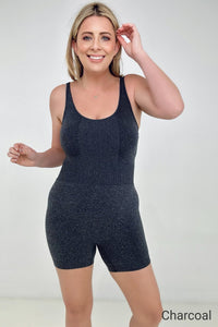 Zenana Solid Sports Romper