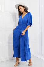 Load image into Gallery viewer, Culture Code Full Size My Muse Flare Sleeve Tiered Maxi Dress
