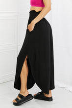 Load image into Gallery viewer, Zenana It&#39;s My Time Full Size Side Scoop Scrunch Skirt in Black
