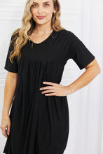 Load image into Gallery viewer, BOMBOM Another Day Swiss Dot Casual Dress in Black
