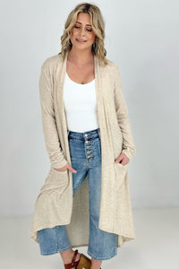 Jade By Jane Long Body And Sleeve Cardigan