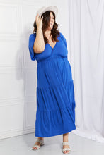 Load image into Gallery viewer, Culture Code Full Size My Muse Flare Sleeve Tiered Maxi Dress
