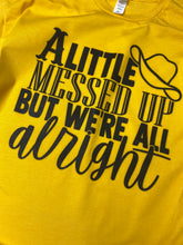 Load image into Gallery viewer, A Little Messed up American Kids lyrics graphic tee
