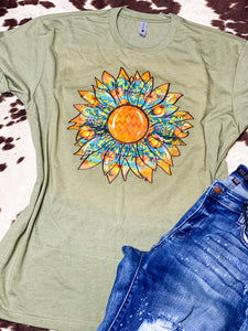 Pumpkin Sunflower graphic tee