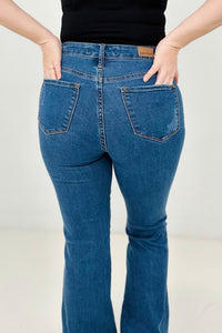 Judy Blue High Waist Cool Denim "Control Top" Flare Jeans