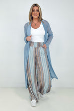 Load image into Gallery viewer, Cozy Co &quot;Boho Vibes&quot; Smocked Waistband Palazzo Pants
