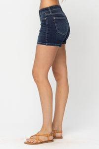 Judy Blue "Desi" Mid-Rise Classic Denim Shorts