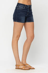 Judy Blue "Desi" Mid-Rise Classic Denim Shorts