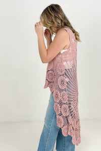 ADORA Crochet Sleeveless Top