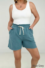 Load image into Gallery viewer, Zenana &quot;April&quot; Gauze Drawstring Waist Shorts
