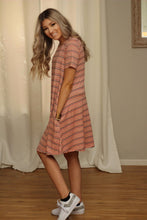 Load image into Gallery viewer, Easy breezy striped swing dress- FINAL SALE!
