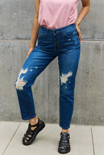 Load image into Gallery viewer, Judy Blue Melanie Full Size High Waisted Distressed Boyfriend Jeans
